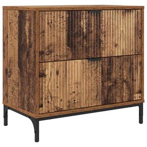 vidaXL Nachttisch Altholz 63,5 x 36 x 61 cm Holzwerkstoff