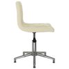vidaXL Esszimmerst&uuml;hle 2 Stk. Drehbar Creme Samt