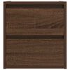 vidaXL Wand-Nachttisch Braun Eichen-Optik 38x34x40 cm
