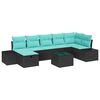 vidaXL Sofa Set 5 stk. Poly-Rattan