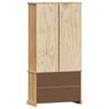 vidaXL Vitrine VIGO 85x35x170 cm Massivholz Kiefer