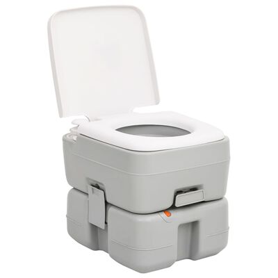 vidaXL Tragbare Camping-Toilette mit Wasserbehälter