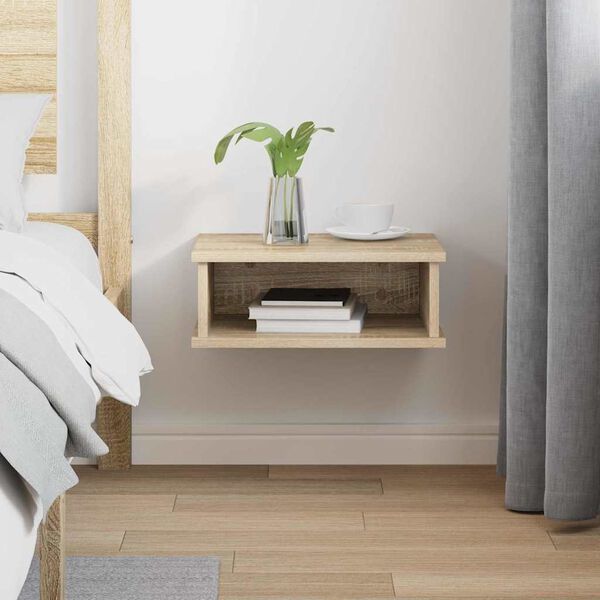 vidaXL Nachttisch Sonoma-Eiche 40 x 31 x 15 cm Holzwerkstoff