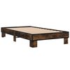 vidaXL Bettgestell R&auml;uchereiche 90x190 cm Holzwerkstoff und Metall