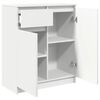 vidaXL Sideboard mit Schublade Wei&szlig; 71x35x84 cm Holzwerkstoff