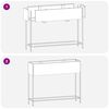 vidaXL Hochbeet Gartenpflanzer Rostig 100 x 26 x 82 cm Wetterfeststahl