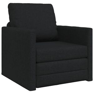 vidaXL Schlafsofa Schwarz 74 x 77 x 81 cm Stoff