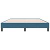 vidaXL Bettgestell ohne Matratze Dunkelblau 160x220 cm Samt