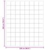 vidaXL Ganzjahresbettdecke Gepolstert Rosa 220 x 260 cm Mikrofaser