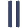 vidaXL Boxspringbett mit Matratze Blau 140x190 cm Stoff