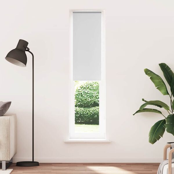 vidaXL Verdunkelungsrollo Wei&szlig; 45x230cm Stoffbreite 40,7 cm Polyester