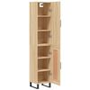 vidaXL Highboard Sonoma-Eiche 34,5x34x180 cm Holzwerkstoff