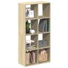 vidaXL Raumteiler-Bücherregal Sonoma-Eiche 69,5x29x137,5 cm