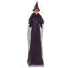 vidaXL H&auml;ngende Halloween sprechende Hexe Lila 216 x 125 cm Polyester