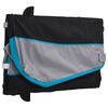 vidaXL Fahrradanh&auml;nger Schwarz und Blau 30 kg Eisen
