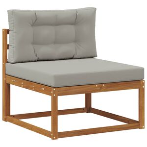 vidaXL Outdoor Mittelsofa Natur