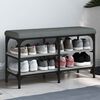 vidaXL Schuhbank Grau Sonoma 82x32x47 cm Holzwerkstoff