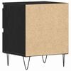 vidaXL Nachttisch 2 pcs Schwarze Eiche 40 x 35 x 50 cm Holzwerkstoff