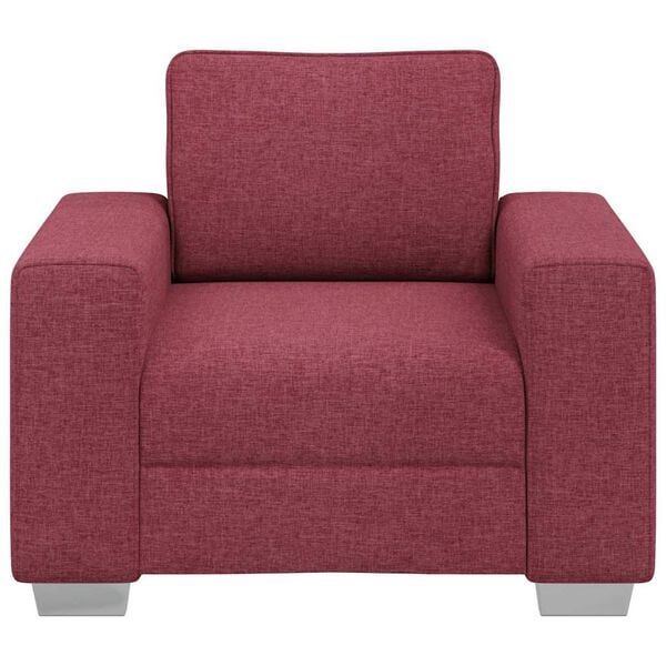 vidaXL Sofa Weinrot 100 x 77 x 82 cm Stoff