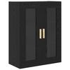vidaXL Highboard Schwarz Eichen-Optik 69,5 x 34 x 180 cm