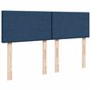 vidaXL Boxspringbett mit Matratze Blau 140x190 cm Stoff