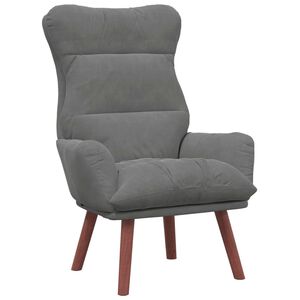vidaXL Sessel Dunkelgrau 69 x 74 x 93 cm Samt