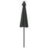vidaXL Sonnenschirm mit Aluminium-Mast 270 cm Anthrazit