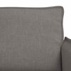 vidaXL Sofa 140cm 2 pcs Taupe Metall