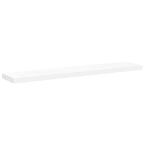 vidaXL Schweberegal Wei&szlig; 120x23,5x3,8 cm MDF
