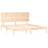 vidaXL Massivholzbett ohne Matratze 200x200 cm Kiefer