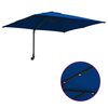 vidaXL Garten-Sonnenschirm Azurblau 248,5 x 247,5 x 160 cm