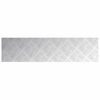 vidaXL Treppe Tritt Rechtwinklig 4 pcs Silber 80 x 20 cm Aluminium