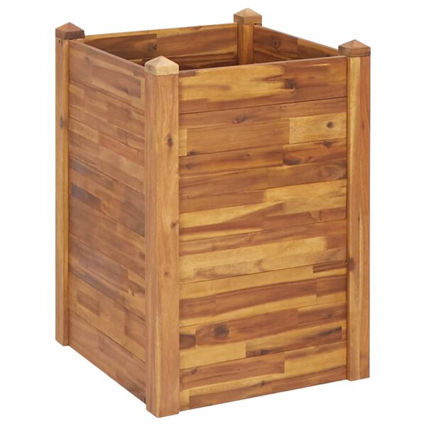 vidaXL Garten-Hochbeet 60 x 60 x 84 cm Massivholz Akazie