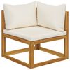 vidaXL 6-tlg. Garten-Lounge-Set mit Kissen Massivholz Akazie