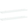 vidaXL Bilderleisten 2 Stk. Wei&szlig; 60x9x3 cm MDF