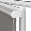 vidaXL Verdunkelungsrollo Grau 160x210cm Stoffbreite 156,6cm Polyester