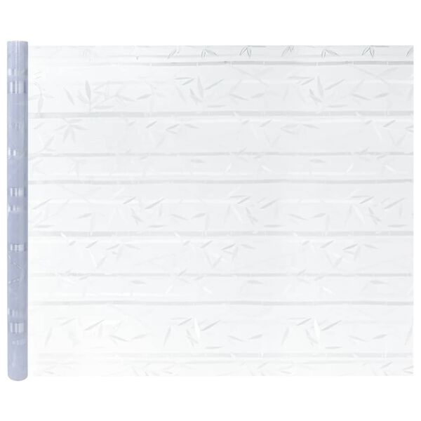 vidaXL Fensterfolien 4 Stk. Matt Bambus-Muster PVC