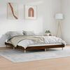 vidaXL Bettgestell ohne Matratze Braun Eiche 120x200 cm Holzwerkstoff
