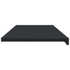 vidaXL Fensterbank Anthrazit mit Holzmaserung 120 x 40 x 4,5 cm PVC