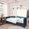 vidaXL Tagesbett mit Matratze USB Blau Samt 90x200 cm