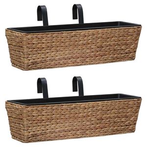 vidaXL Blumenkasten 2 Stk. Wasserhyazinthe