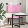 vidaXL H&auml;ngevorderseite Wandmontiert Rosa 90 x 55 x 5 cm Stoff