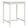 vidaXL Gartentisch Wei&szlig; 82,5x82,5x110 cm Massivholz Kiefer