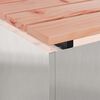 vidaXL Gartenbank Edelstahl 100 x 40 x 43 cm