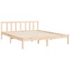 vidaXL Massivholzbett ohne Matratze 160x200 cm Kiefernholz