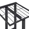 vidaXL Blumenst&auml;nder 5-Etagen mit Rollen 44x23x100 cm Schwarz Eisen
