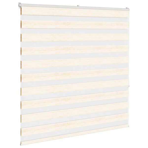 vidaXL Doppelrollo Marmorbeige 150x150cm Stoffbreite 145,9 cm Polyester