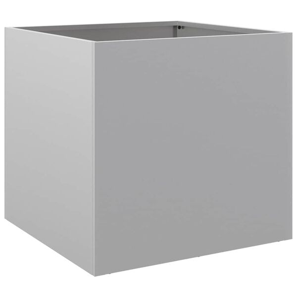 vidaXL Pflanzk&uuml;bel Silbern 42x40x39 cm Verzinkter Stahl