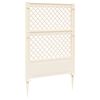 vidaXL Trellis mit Spike PP Wei&szlig;