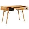 vidaXL Schreibtisch Braun 110 x 55 x 76 cm Massivholz Mango